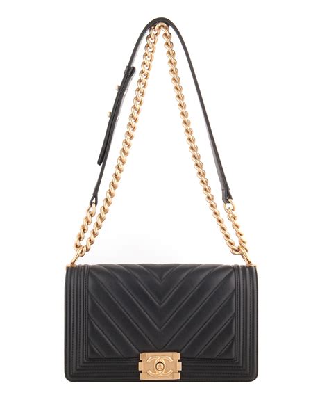 chanel boy chevron price|chanel black boyfriend bag.